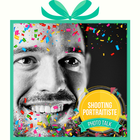 Box cadeau offrir shooting photoportraitiste portrait