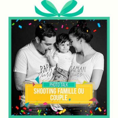 Box cadeau offrir une séance photo (shooting) : familial ou couple