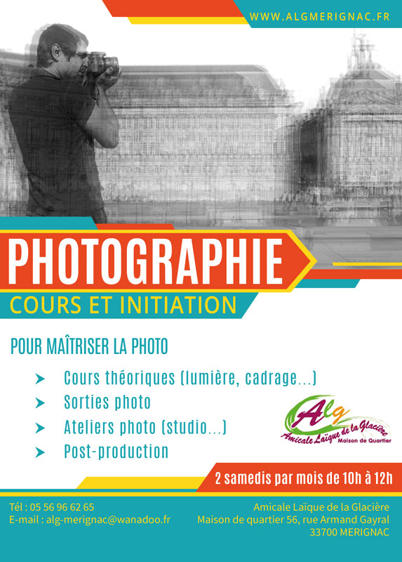 Cours de photographie à la Glacière, Mérignac