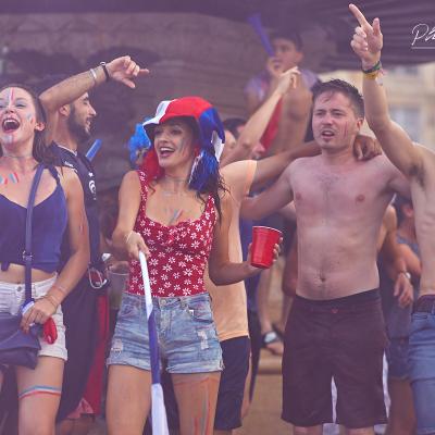 Supporters des Bleus à Bordeaux